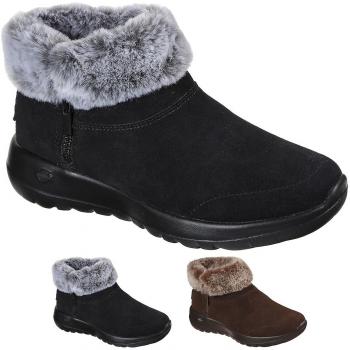 Skechers On-The-Go Joy Savvy Damen Winterstiefel mit 3M Scotchgard-Imprägnierung, schwarz Größe 40