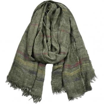 Bufanda Masculina Azul Marino de Algodón