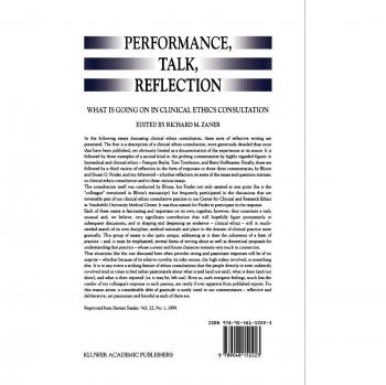 Performance, Talk, Reflection