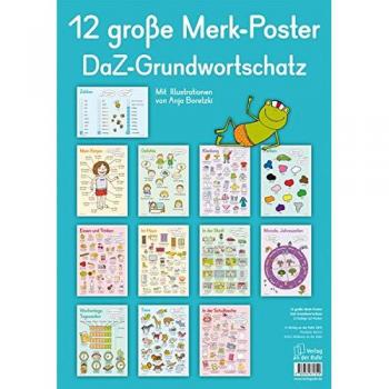 12 große Merk-Poster DaZ-Grundwortschatz