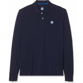 Suéter North Sails L/s con logo, Hombre, Azul