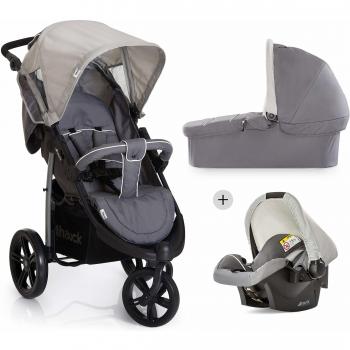 Hauck Viper Slx Trio Set Passeggino 3 in 1, Grigio