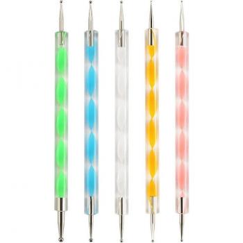 5 PCS DIY Nail Art Dotting Tools