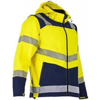 LMA Veste Softshell Jaune Fluo/Marine 2227