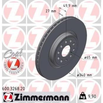 Zimmermann Scheibenbremsen 600.3268.20 – Vorderachse
