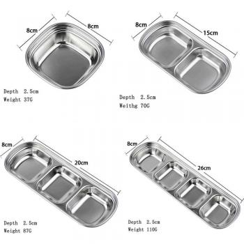 304 Stainless Steel Seasoning Dishes Set