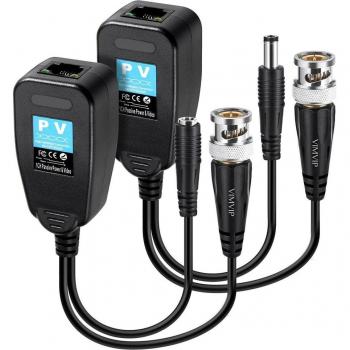 Balun de Alimentación para Cámaras de Seguridad