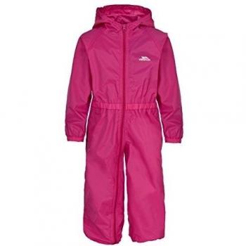 Trespass Button-Up Rain Suit for Kids (Gerbera, 3-4 Years)