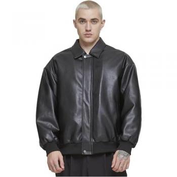 Urban Classics Blouson Jacke aus Kunstleder für Herren