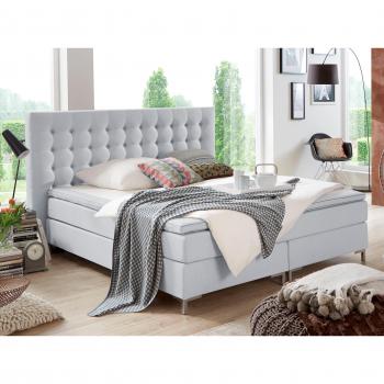 Boxspringbett Anni, Strukturstoff, 180 cm breit