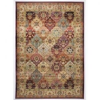 THEKO Tapis à Motifs Rouges 68×135 cm – Style Orient