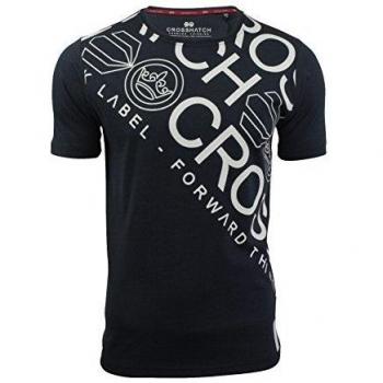 Crosshatch Men's Wolvey T-Shirt, Grey, XX-Large