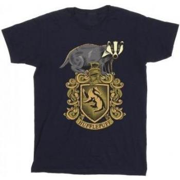 Abbigliamento Umanile Hufflepuff: Maglia a Maniche Lunghe Bianco XXL