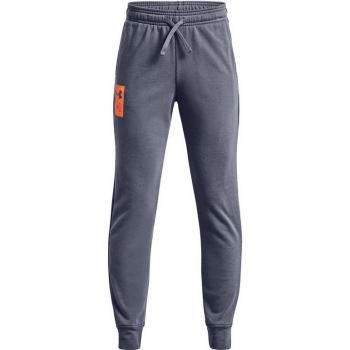 Under Armour Boys Blue Rival Terry Jogger Size Large