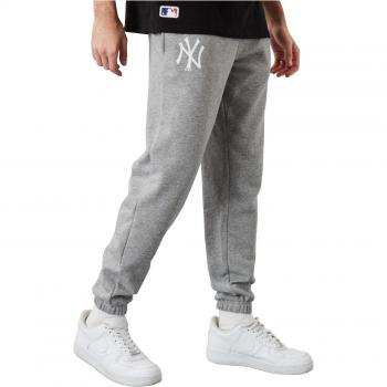 Jogger cu logo New Era MLB Team New York Yankees, pantaloni gri pentru bărbați L gri