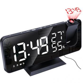 Multi-Function LED Desk Clock with Dual Alarms