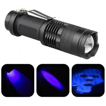 Lámpara de Inspección Ultra Violeta 365 nm – Antorcha LED