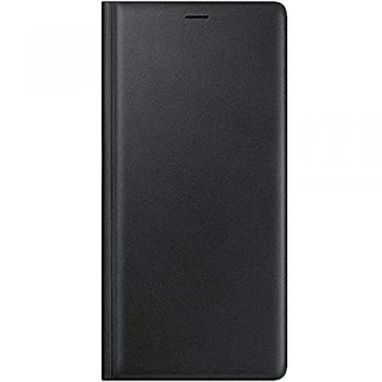 Samsung EF‑WN960 Echtleder‑Cover für Note 9, inklusive Visitenkartenfach, Schwarz