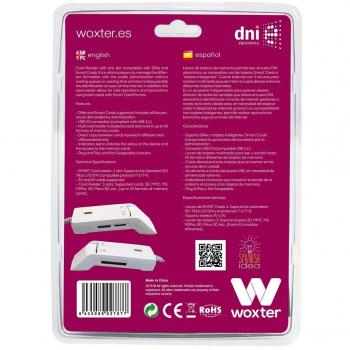 Lector de Tarjetas Inteligentes Woxter PE26-147 Blanco