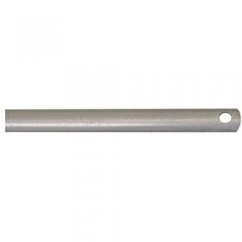 Barre de suspension crémone 16×6 mm demi‑ronde en zinc – 1,35 m – MAP MASSARD 16X6Z135