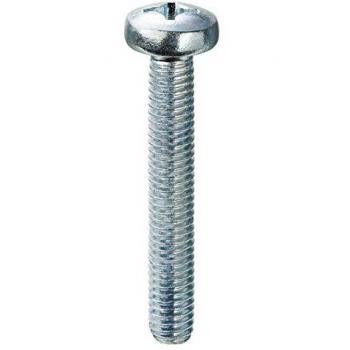 Vis métalliques tête cylindrique 5x80 mm galvanisées