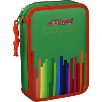 Alpino Two‑Compartment Colour Pencil Box – 136400