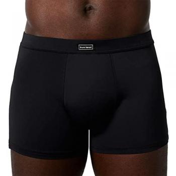 Bruno Banani 2er Pack Herren Micro Simply Shorts Schwarz mit Bündchen