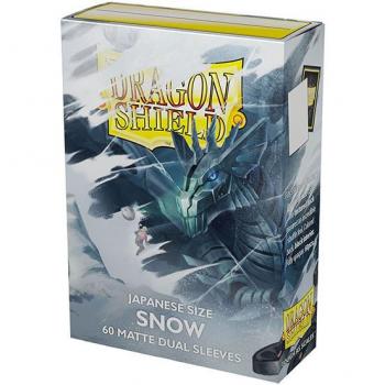 Maniche Doppie Matte Dragon Shield Giapponesi 60pz (Snow White)