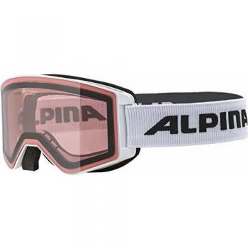 Alpina Narkoja Quattroflex Herren Skibrille in Weiß Matt, Artikelnummer: A7267