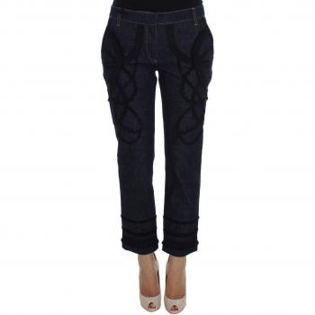 Dolce & Gabbana Capri Torero Jeans in Blue Denim