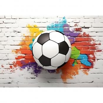 Tapisserie Photo Football Enfant Non Tissé