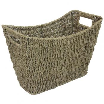 JVL Seagrass Magazine Storage Rack