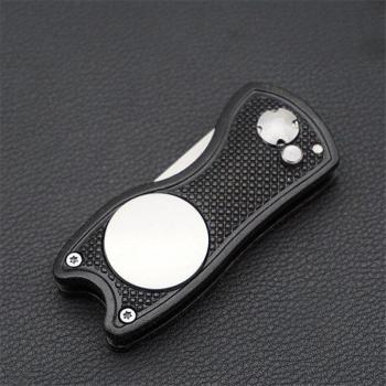 Aluminium Golf Divot Fork with Button and Magnetic Marker