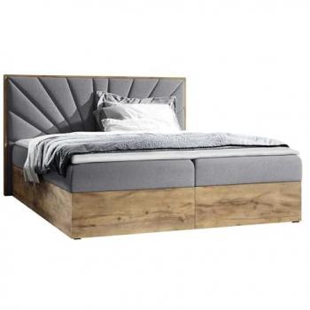 Polsterboxspringbett Wood VII mit Stauraum