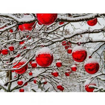 Sfera di Natale – Ricamo a Diamante 20x30 cm
