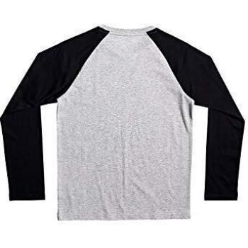 Camiseta Quiksilver Get Buzzy Manga Larga Niños Gris