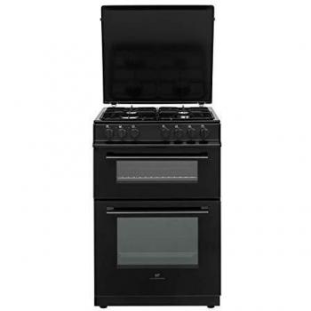 Cuisinière Gaz 60x60 avec Double Fours Électriques et 4 Feux