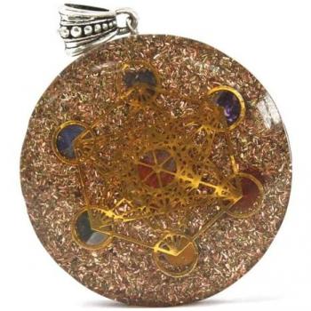 Bronze Orgonite Chakra Pendant
