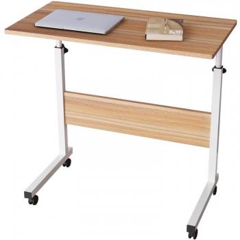 Mesa de Ordenador DlandHome con Rueda y Ajuste
