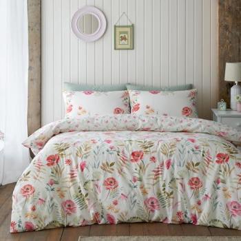 Catherine Lansfield Ella Poppy Duvet Cover and Pillowcase Set