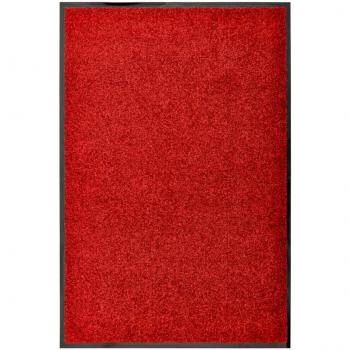 Wasbare Deurmat Rood 60x90 Cm