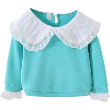 Girls' Printed Long Sleeve Top for Outdoor Play