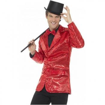 Shimmering Crimson Sequin Ensemble – Smiffys Unisex, L