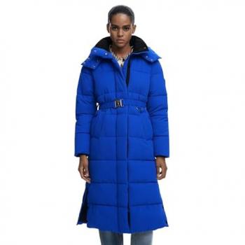 Blu Reale Cappotto Imbottito Desigual