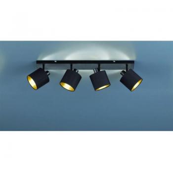 Tommy 4xE14 Spot – Schwarzer L70‑cm-Trio-LED-Strahler