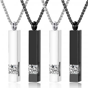 Pendentif Urne de Cendres Argenté
