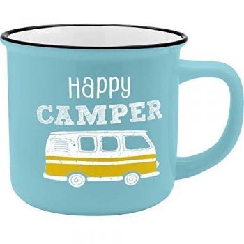 GRUSS & CO 45794 Camper Kaffeebecher, 35 cl, Blau