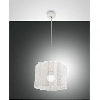 Suspensione Lampadario Glicine Bianco 400 mm