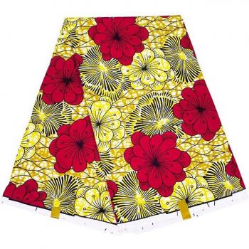 Atuendo Africano de 6 Yardas con Patrón Floral