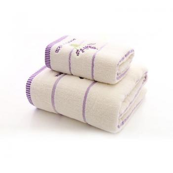 GIANTEX Lavender Cotton Bath Towels